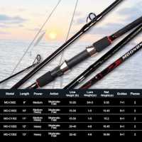 Fiblink Surf Spinning & Casting Fishing Rod Carbon Fiber Travel