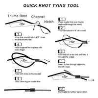  Twist N Tie Fishing Knot Tying Tool for Quicker