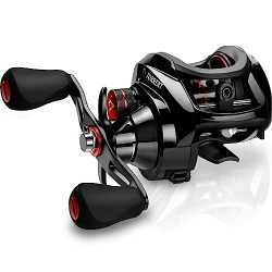 Back in Black! The KastKing Rover round baitcasting reel is better than  ever! With reinforced thicker hard anodized aluminum side plates