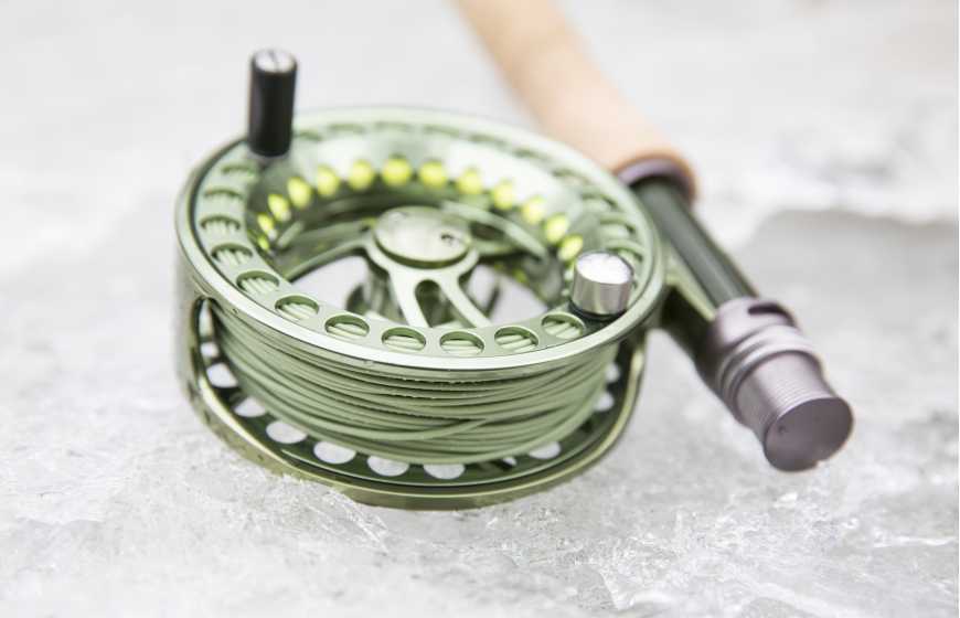 Blue Ice Fishing Reels High Quality Ultralight Weight Full Metal
